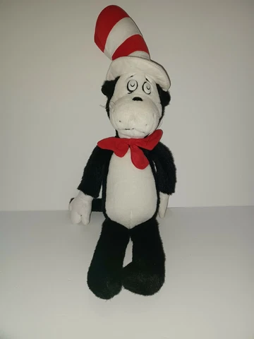 VTG Dr. Seuss THE CAT IN THE HAT Plush 22" Official Movie Merchandise  2003 Cover