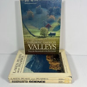 National Geographic Book Lot Exploring America's Valley Lakes Peaks Science - Picture 1 of 23