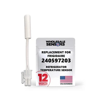 Replacement for Frigidaire 240597203 Refrigerator Temperature Sensor 12 Month... - Picture 1 of 7