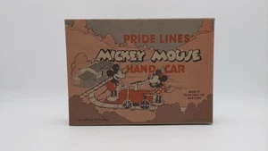 Pride Lines 1100 Vintage Disney Mickey Mouse Handcar Set - Box & Track Only LN - Picture 1 of 2
