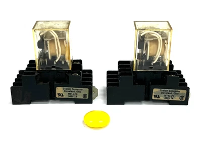 LINE ELECTRIC CO SER 14A RELAY COIL 120VAC LOT OF 2 - Image 1 of 4