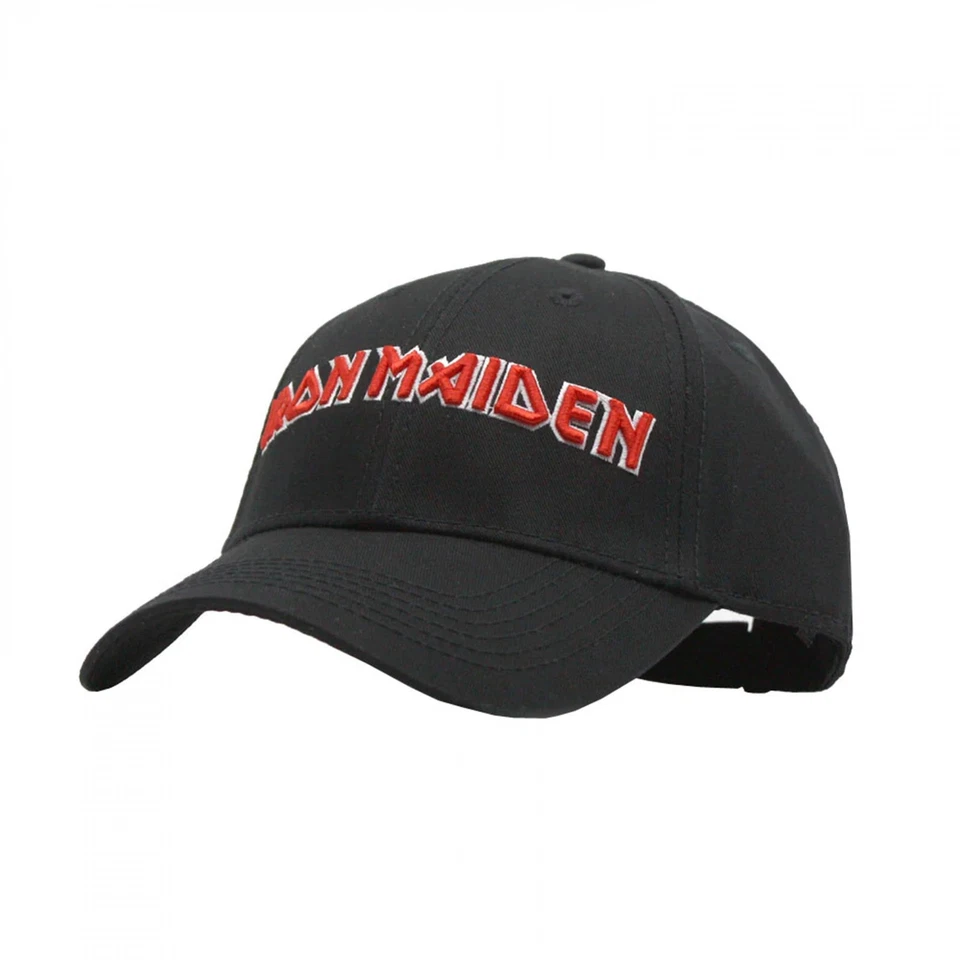 Iron Maiden Logo Black Baseball Adjustable Hat / Cap - Image 1 of 1