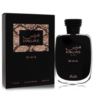 Hawas Black by Rasasi Eau De Parfum Spray 3.3 oz for Men - Picture 1 of 1