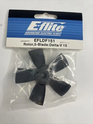E-Flite EFLDF151 5 Blade Rotor For Delta V-15 Ducted Fan Unit. FREE SHIPPING - Image 1 of 2
