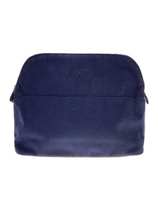 Bolsa de lona HERMES Bolide 30 NVY lisa - Imagen 1 de 6