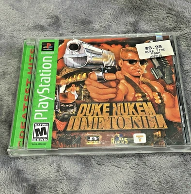 Duke Nukem: Time to Kill (Sony PlayStation 1, 2001) PS1 CIB Complete Tested Game - Image 1 of 4