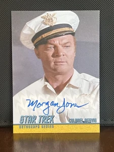2013 STAR TREK TOS HEROES AND VILLAINS A253 MORGAN JONES COL. NESVIG AUTOGRAPH - Picture 1 of 2