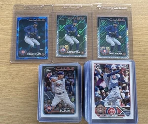 Chicago Cubs: ‘23 Complete 36 Card Set, ‘24 Topps Complete 17 Card Set, Tauchman - Picture 1 of 4