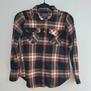 Pendleton XS braunes Flanellhemd mit Knopfleiste Gorpcore Country Academia Farmer - Bild 1 von 14