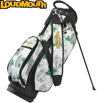 Loudmouth Golf Carry Stand Bag Lightweight 2.7Kg 6-way Unisex Gorilla Green - Image 1 of 4