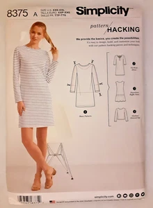 Simplicity Pattern 8375 Misses' Knit Dress or Top Sewing Craft Project (H) - Picture 1 of 2