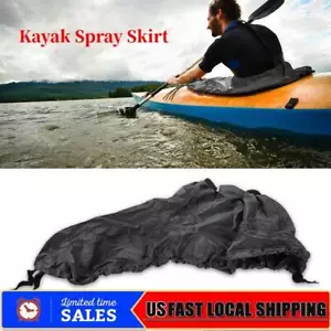 Impermeabile Kayak Canoa Barca Spray Deck Gonna Copertura Pozzetto US - Foto 1 di 11