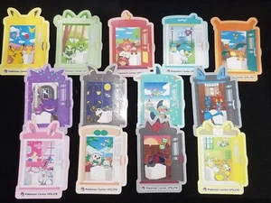 Pokemon Center Online Pikachu Award Sticker Holo Complete Set of 13 Japan - Picture 1 of 1