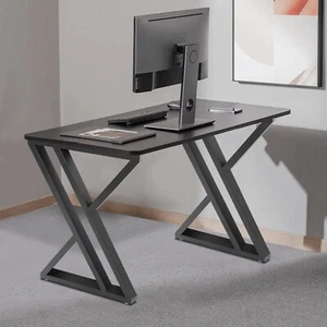 Modern Iron Table Legs X-Shaped Desk Legs Metal Furniture Dining Table Legs 2PCS - Picture 1 of 21