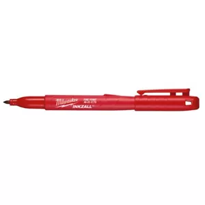 Milwaukee 48-22-3170 INKZALL Red Fine Point Markers, Red - Picture 1 of 3