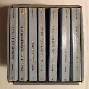 Kleines Haus auf der Prärie Bücher Set von Laura I. Wilder Bücher 2-8 1971 antik - Bild 1 von 9