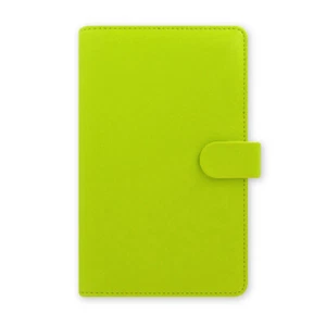 Filofax Saffiano Personal Compact Organiser Planner Notepad Faux Leather Pear - Picture 1 of 2