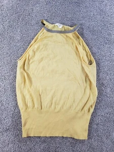 Escada Womens Sweater Vest Tank Top Size 44 Yellow Wool Blend - Picture 1 of 9