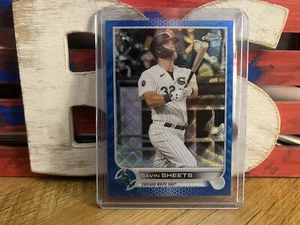 2022 Topps Chrome, Gavin Sheets, ROOKIE, Blue Wave Ref, #/75 - Picture 1 of 2