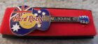 Hard Rock Cafe Melbourne Acoustic Flag Guitar '98 Pin in Jewel Case
