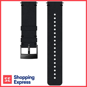 SUUNTO 24mm Urban 2 Leather Strap - Black Black Size M - Picture 1 of 5