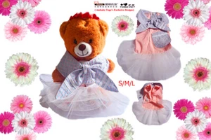 AMBABY S/M/L Cute Dog Clothes Dog Dress Girl Tutu Skirt Puppy Princess Dress Cat - Picture 1 of 6