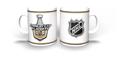 GREAT BRANDING Set 2 NHL Kaffeetassen Vegas Golden Knights Stanley Cup 2021 Mug Tassen Becher