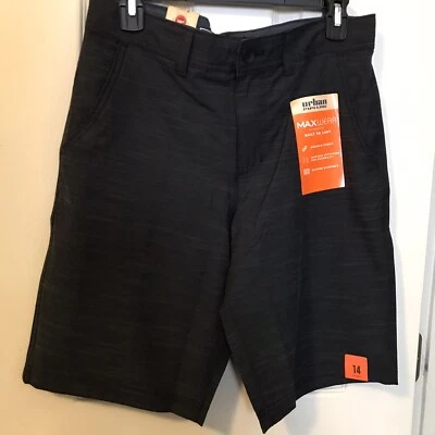 Pantalones Cortos de Vestido Urban Pipeline Niños Talla 14 Husky Gris Oscuro Nuevos con Etiquetas Foto 1 de 4