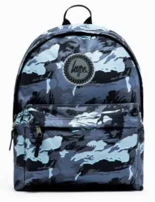 Hype Grey Gloom Camo Printed Rucksack / Brandneu - Bild 1 von 2