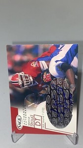 2001 SAGE Auto Marcus Stroud RC Rookie AUTO Red /900 #A42