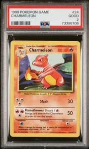 1/1 Charmeleon INK BLOT ERROR One-of-One 1999 Base Set WOTC Pokemon PSA 2 - Picture 1 of 2