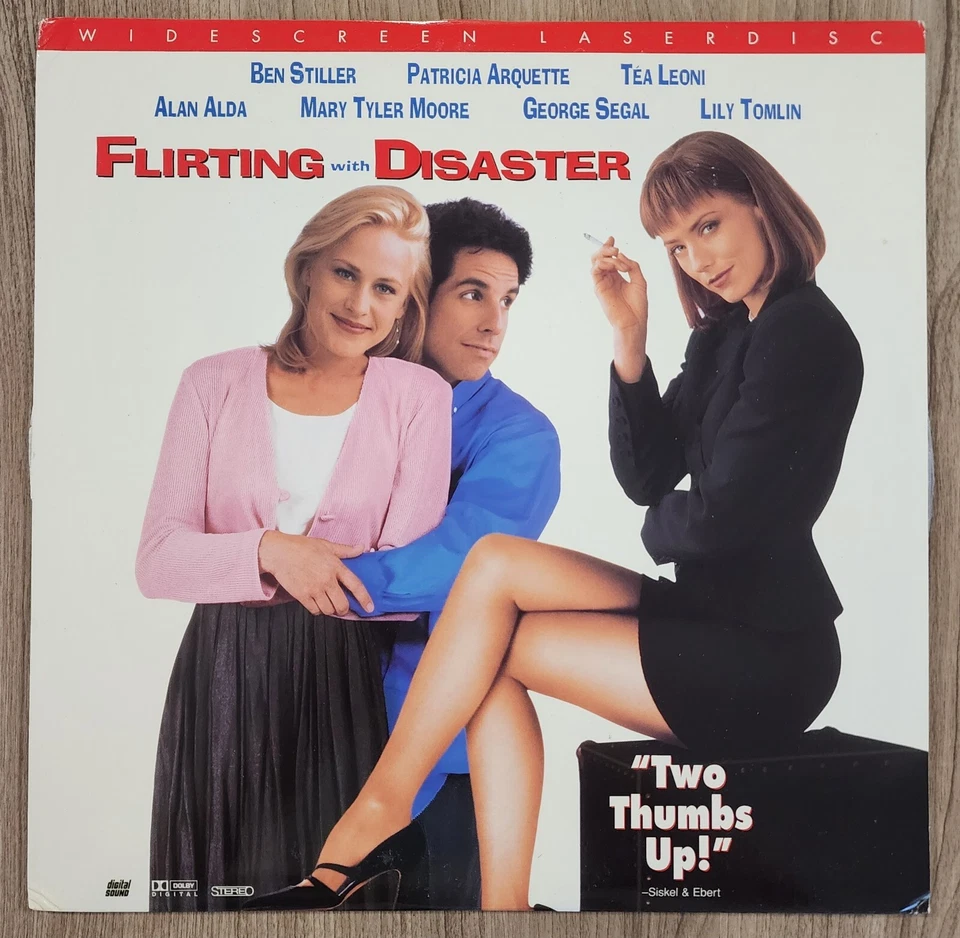 Flirting With Disaster Laserdisc Ben Stiller Patricia Arquette Tea Leoni Alda - Image 1 of 1