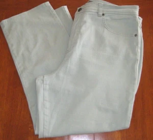 Gloria Vanderbilt hellgrüne Jeans Tapered Crop Leg STRETCH Damengröße 16 - Bild 1 von 7