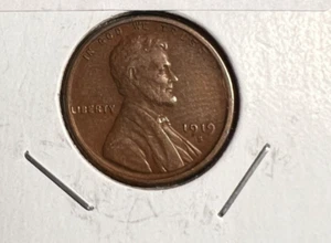 1919-S Lincoln Wheat Cent- F + - Picture 1 of 3