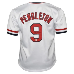 Terry Pendleton Signed St Louis White Baseball Jersey (JSA) - Picture 1 of 3