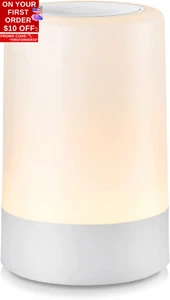 Nursery Night Light for Baby, Portable LED Touch Night Lamp for Kids and Adult, - Picture 1 of 12