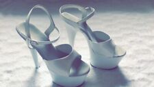 | ☮ | PLEASER || Platform Heels Pole Dance Pinup Shoes Ankle Strap Sandal || 9