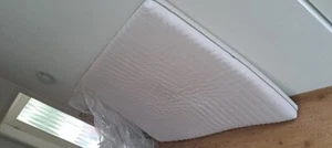 Schaumstoff-Matratze "Malfors" (IKEA), 140x200, mittelfest/weiß, 12cm hoch - Bild 1 von 3