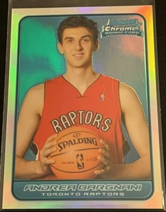 2006-07 Bowman Chrome Refractor Andrea Gargnani 052/249 #156 Toronto Raptors - Picture 1 of 2