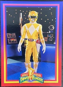 1994 Saban Mighty Morphin Power Rangers Card #33 The Yellow Ranger Rookie Card - Picture 1 of 2