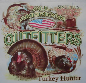 CAMISA DE CAZA CAZADOR DE PAVOS ALL AMERICAN OUTFITTERS #477 - Imagen 1 de 5