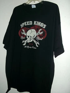 NEU ROAD RACING T-SHIRT SPEED KINGS ROAD REBEL USA RACING TRADITION 3XL - Bild 1 von 2