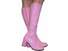 pink gogo boots cheap