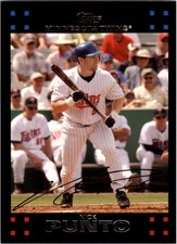 2007 Topps Minnesota Twins Baseball Card #171 Nick Punto