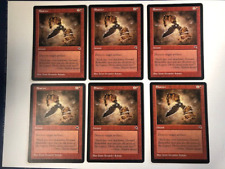6x Shatter 1997 Tempest Magic Cards LP Condition, FREE SHIPPING
