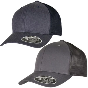 Flexfit Tech 110 Melange Trucker Cap Basecap Meshcap Baseball Cap Unisex New - Picture 1 of 17