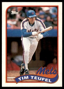 1989 TOPPS TIM TEUFEL NEW YORK METS #9