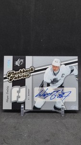 2006-07 SPx Spectrum #128 Wayne Gretzky JSY AU flashback fabrics auto/25 SP