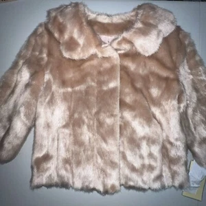 Terry Lewis classic luxuries faux fur Women’s Jacket XS pink 3/4 sleeve lined - Picture 1 of 14