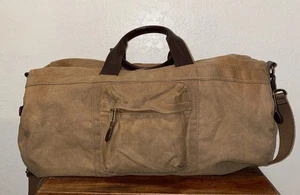 J. Crew Abingdon Tan Duffle Bag - Picture 1 of 16
